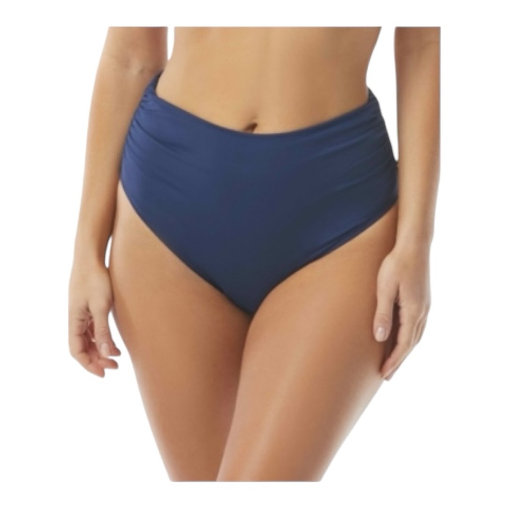 New Coco Reef Impulse High-Waist Bikini Bottoms - Navy Captain Medium